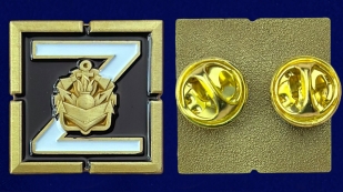 Фрачный значок Z с эмблемой Инженерных войск