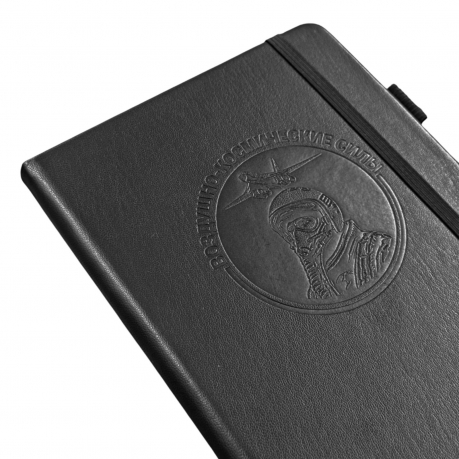 Кожаный блокнот ВКС (13.5х19.5 см)