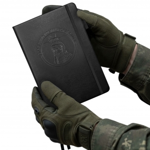 Кожаный блокнот ВКС (13.5х19.5 см)