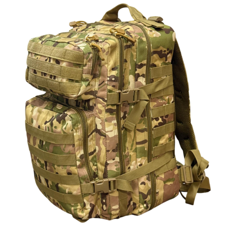 Камуфляжный тактический рюкзак с системой MOLLE (Мультикам 45-50 л)