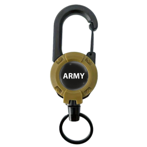 Ретрактор ARMY с карабином для телефона (Песок)