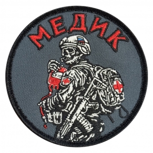 Шеврон "Медик" (8х8см)