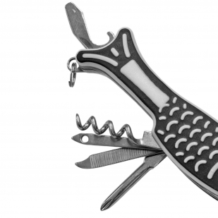 Походный нож мультитул 10-в-1 в форме рыбы