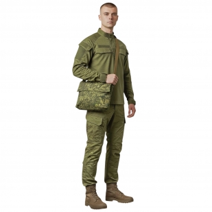 Армейская сумка через плечо (Камуфляж цифра)