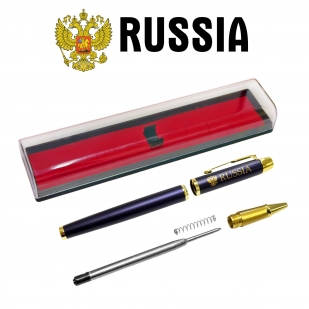 Сувенирная ручка с гравировкой "RUSSIA"