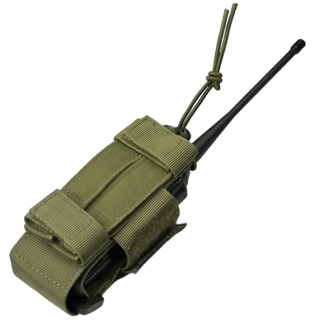 Чехол-держатель для рации тактического назначения (Защитный камуфляж) Чехол-держатель для рации тактического назначения (Защитный камуфляж)