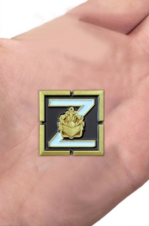 Фрачный значок Z с эмблемой Инженерных войск