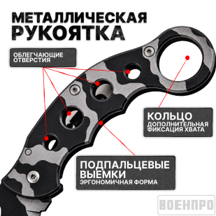 Нож Smith & Wesson Knives 32C Karambit Framelock 