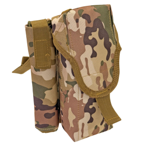 Подсумок тактический под 2 магазина АК74 (АКМ) с отсеком под РОП и штык-нож (Мультикам)