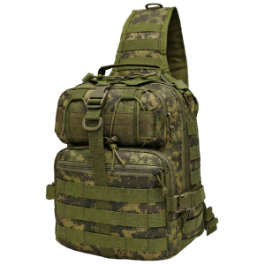 Тактический однолямочный рюкзак (8–10 л; камуфляж Цифра)