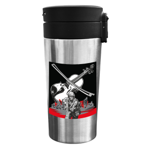 Термокружка "Скрипка Вагнера" с виниловой наклейкой (300 мл)