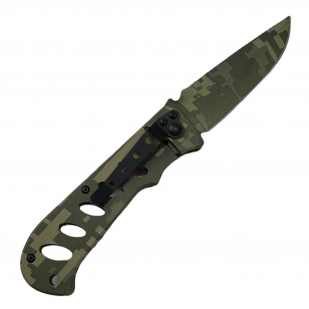 Армейский камуфляжный складной нож MTech