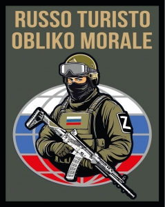 Шеврон Russo Turisto Obliko Morale (10х8см)