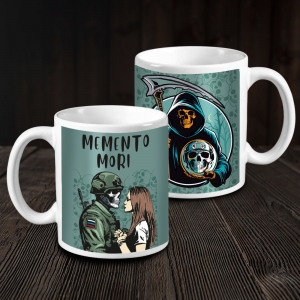 Кружка керамическая "Memento Mori"