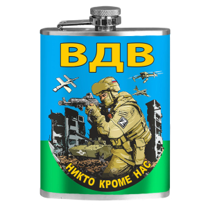Фляжка ВДВ Z "Никто кроме нас" 