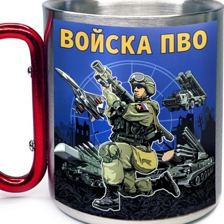 Большая кружка с карабином "Войска ПВО" (400 мл)