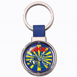 Двухсторонний брелок ВКС (Синий)