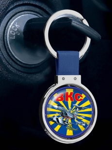 Двухсторонний брелок ВКС (Синий)