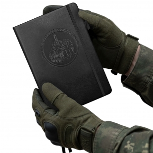 Кожаный блокнот РВСН (13.5х19.5 см)