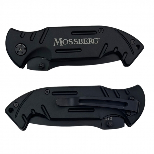 Черный складной нож Mossberg