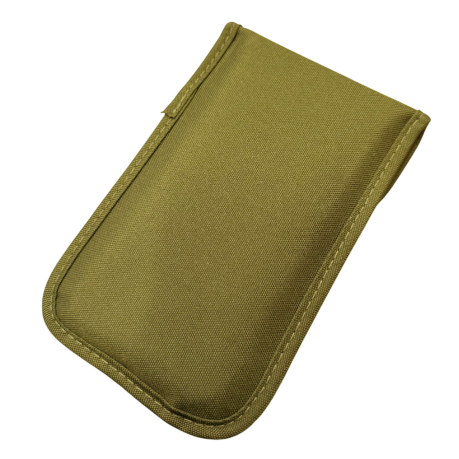 Экранирующий чехол Фарадея для смартфона и смарт-ключей (Олива)