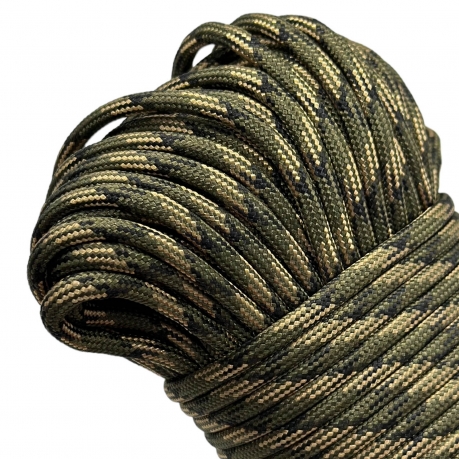 Камуфляжный паракордовый шнур (31м, лесной камуфляж)