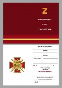 Знак "ZV" участника СВО