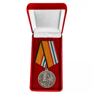 Новинка. Медаль "За помощь и милосердие" МО РФ в бархатистом футляре