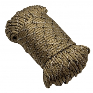 Камуфляжная веревка из паракорда (31м, пустынный камуфляж)