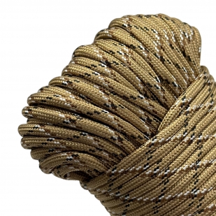 Камуфляжная веревка из паракорда (31м, пустынный камуфляж)
