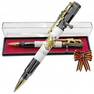 Ручка патрон "RUSSIA" с затвором и автоматом