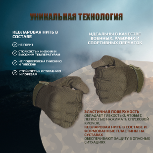Перчатки с кевларовой нитью