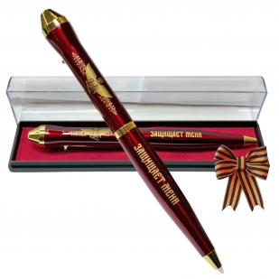 Подарочная ручка "Святой Михаил защищает меня" в футляре