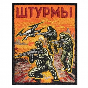 Шеврон "Штурмы" (10х8см) 