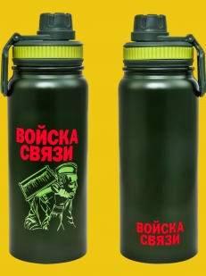 Термос в подарок военному связисту.