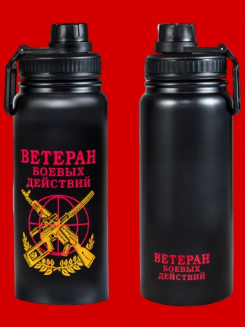 Тактический термос Ветеран боевых действий Тактический термос Ветеран боевых действий