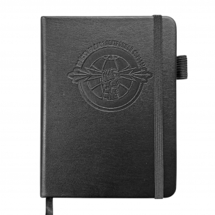 Карманный блокнот "Войска РЭБ" из эко-кожи (11х14.5 см)