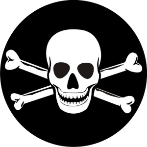 Наклейка «Флаг Пиратский»