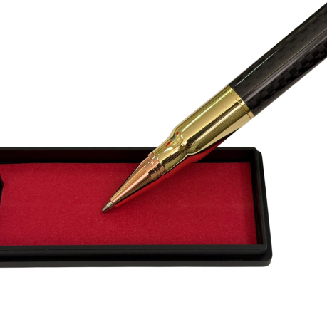 Ручка патрон с затвором (золотистая)