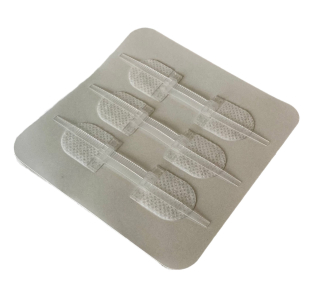 Адгезивные пластыри армейской аптечки для бесшовного сведения краев ран 3 шт (70 х 22 мм, белые)