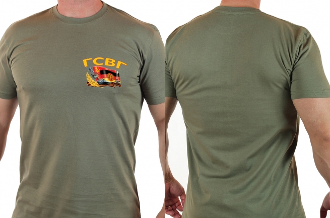 Армейская футболка с нашивкой ГСВГ