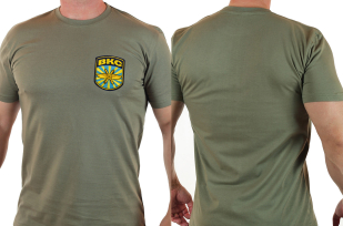 Армейская футболка "ВКС" с вышитой нашивкой - отличное предложение от Военпро