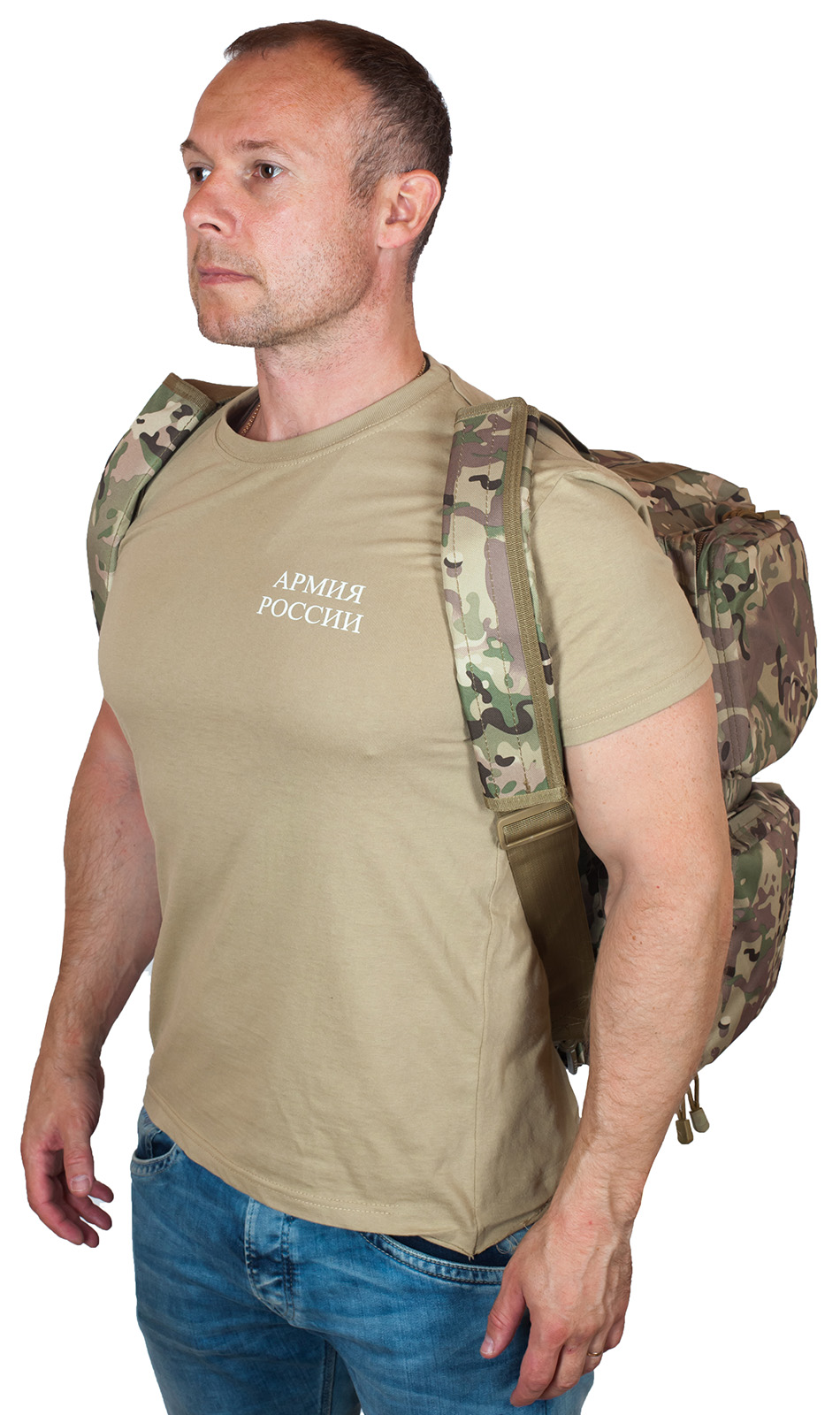 Купить армейскую камуфляжную сумку-рюкзак Росгвардия оптом или в розницу