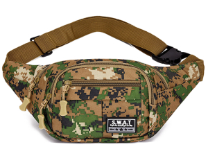 Армейская поясная и наплечная сумка (ACU Woodland)