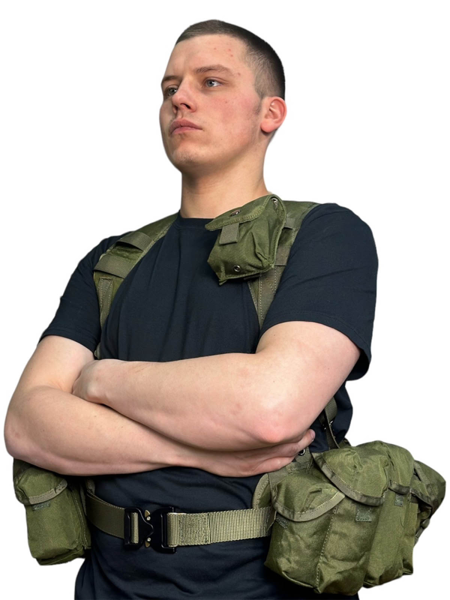 Армейская ременно-плечевая система РПС под СВД (Олива) 