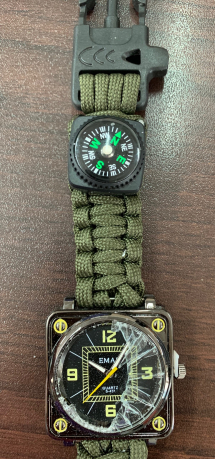 Армейские часы с паракордовым браслетом 