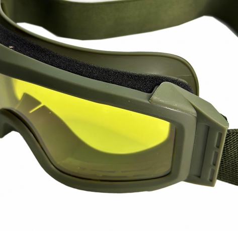 Армейские противоосколочные очки Daisy (желтые линзы)