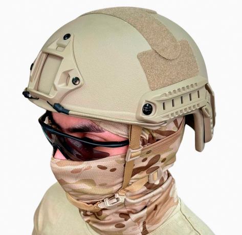 Купить армейский композитный шлем Ops-Core NIJ IIIA (песок)