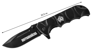 Армейский складной нож "Погранвойска" заказать в Военпро