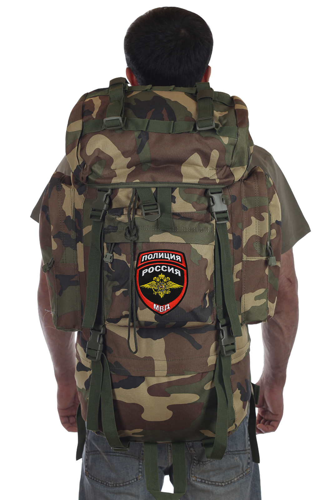 Купить армейский удобный рюкзак CCE с нашивкой Полиция России с доставкой выгодно